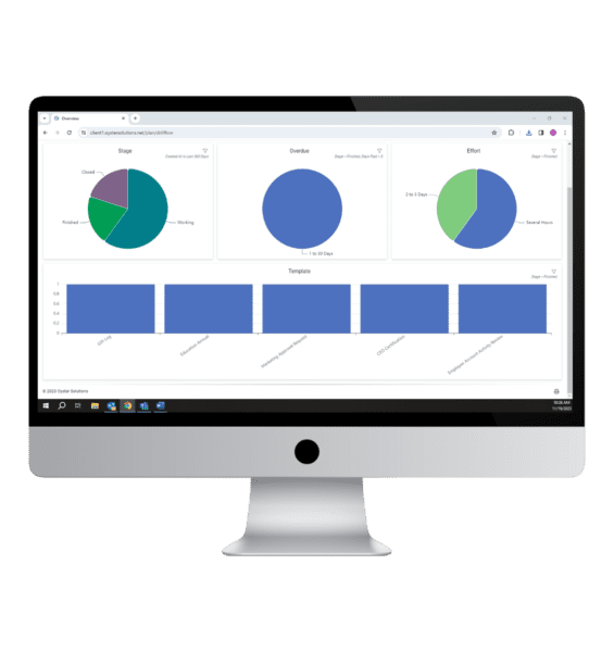Oyster Solutions compliance management software and calendar