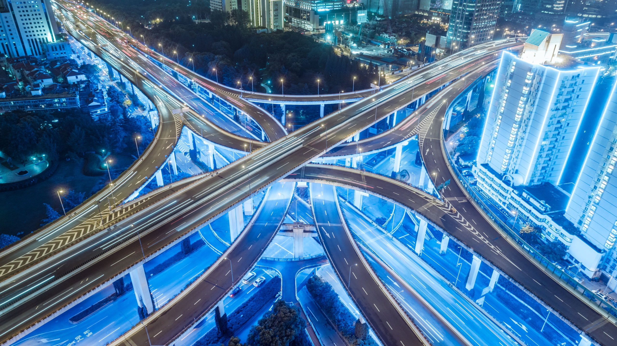 Blue highway interchange representing need for WSPs for remote supervisory locations